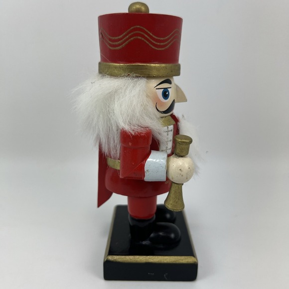 Lot Of 4 Merry Brite Nutcracker Wooden Figurines 6" Inches Tall - Picture 15 of 16